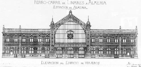 GrabadoAntiguoEstacionAlmería